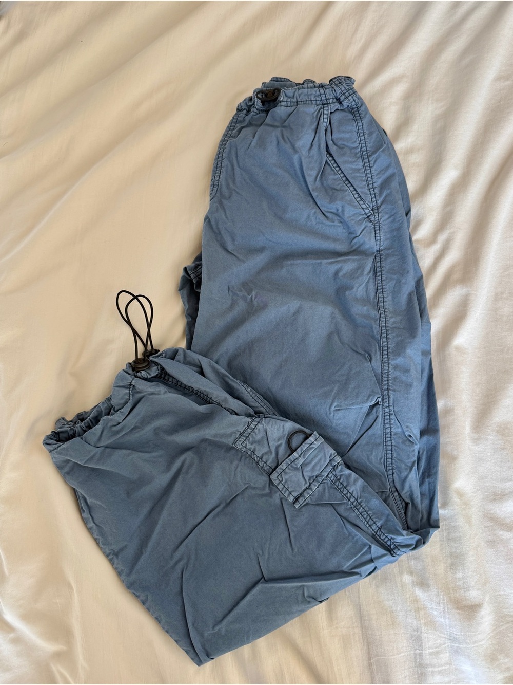 Garage Blue Parachute Pants